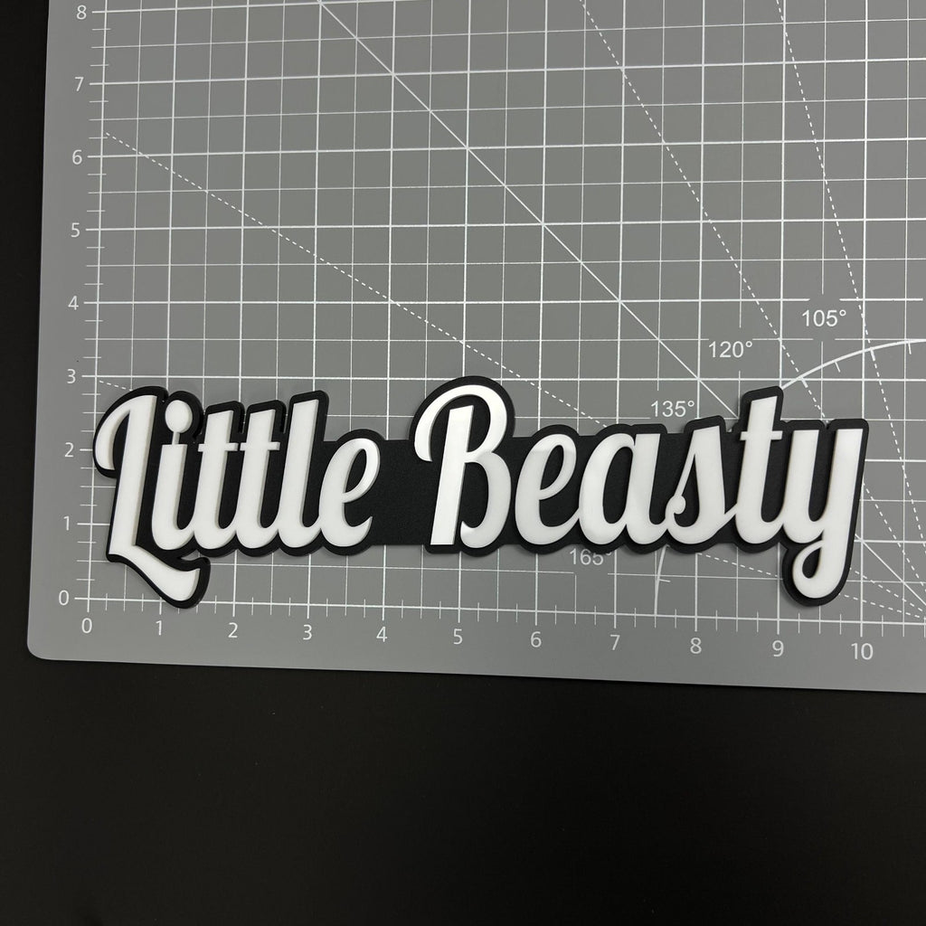 1PCS LITTLE BEASTY 3D Badge – Acrylic Fender Tailgate Car Truck Sticker Decal