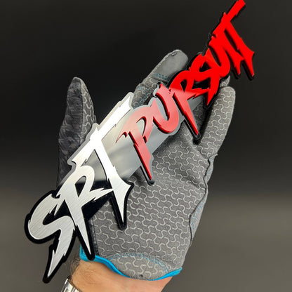 1PC SRT PURSUIT 3D Badge – Acrylic Fender Tailgate Trunk Car Truck Emblem Decal