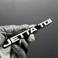 1PC Jetta TDI Emblem – 3D Acrylic Multicolor Car Truck SUV Tailgate Badge