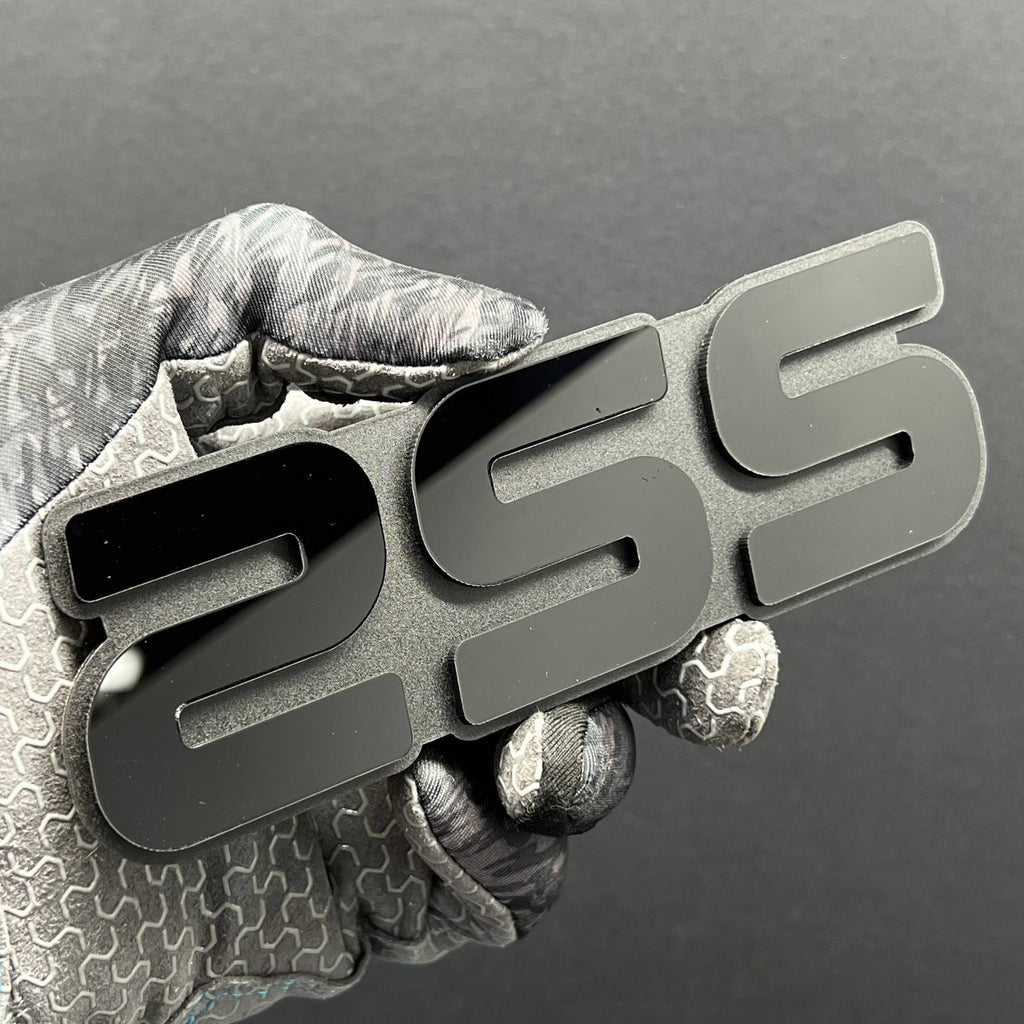 2SS Multicolor 3D Car Emblem – Durable Acrylic Fender & Trunk Decal 1pc
