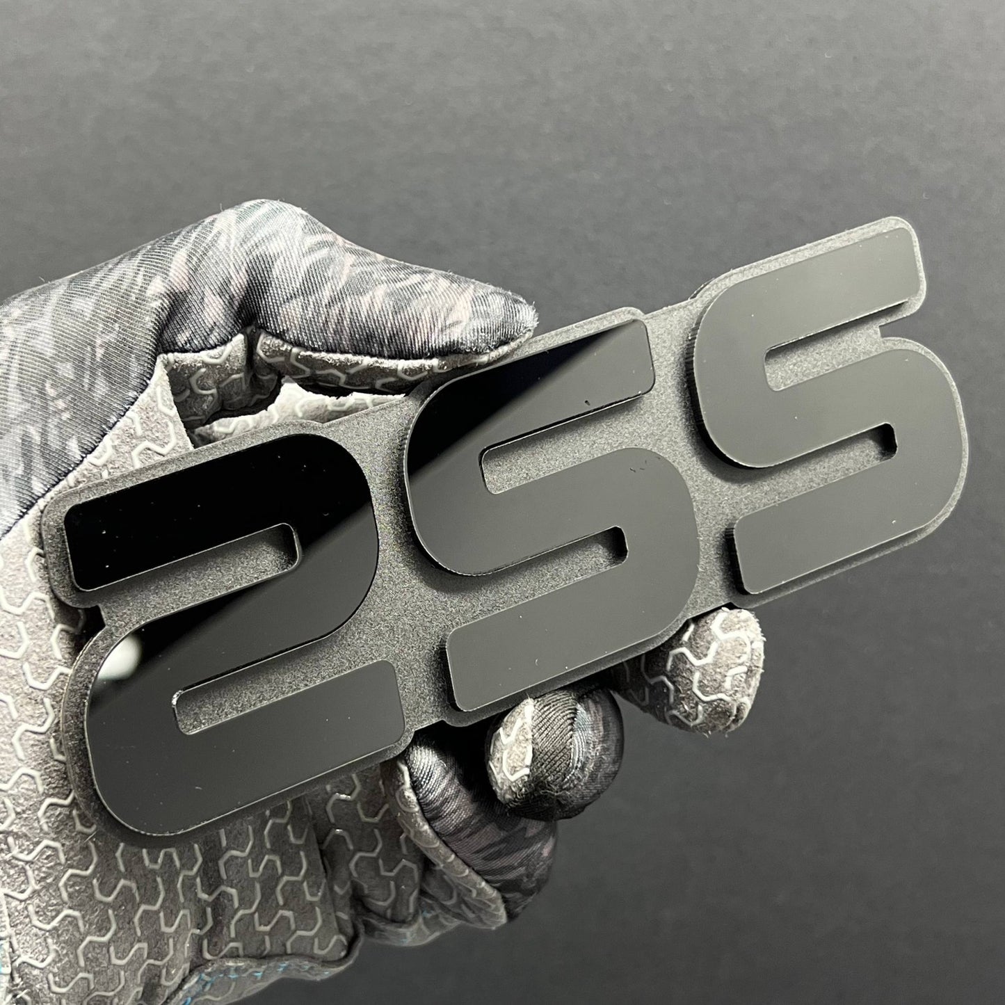 2SS Multicolor 3D Car Emblem – Durable Acrylic Fender & Trunk Decal 1pc