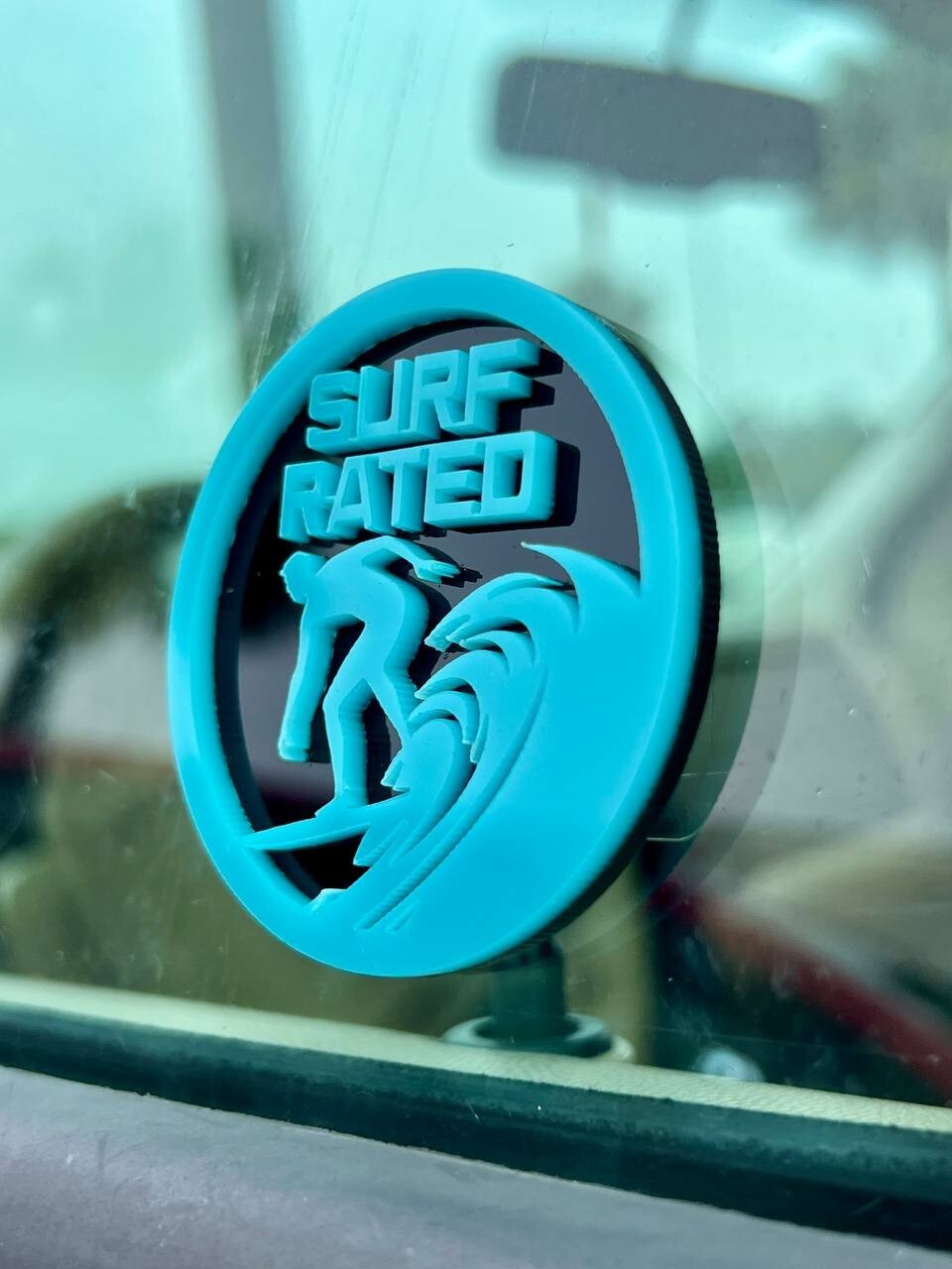 2PCS 18-24 WRANGLER JL GLADIATOR SURF RATED FENDER EMBLEM BADGE