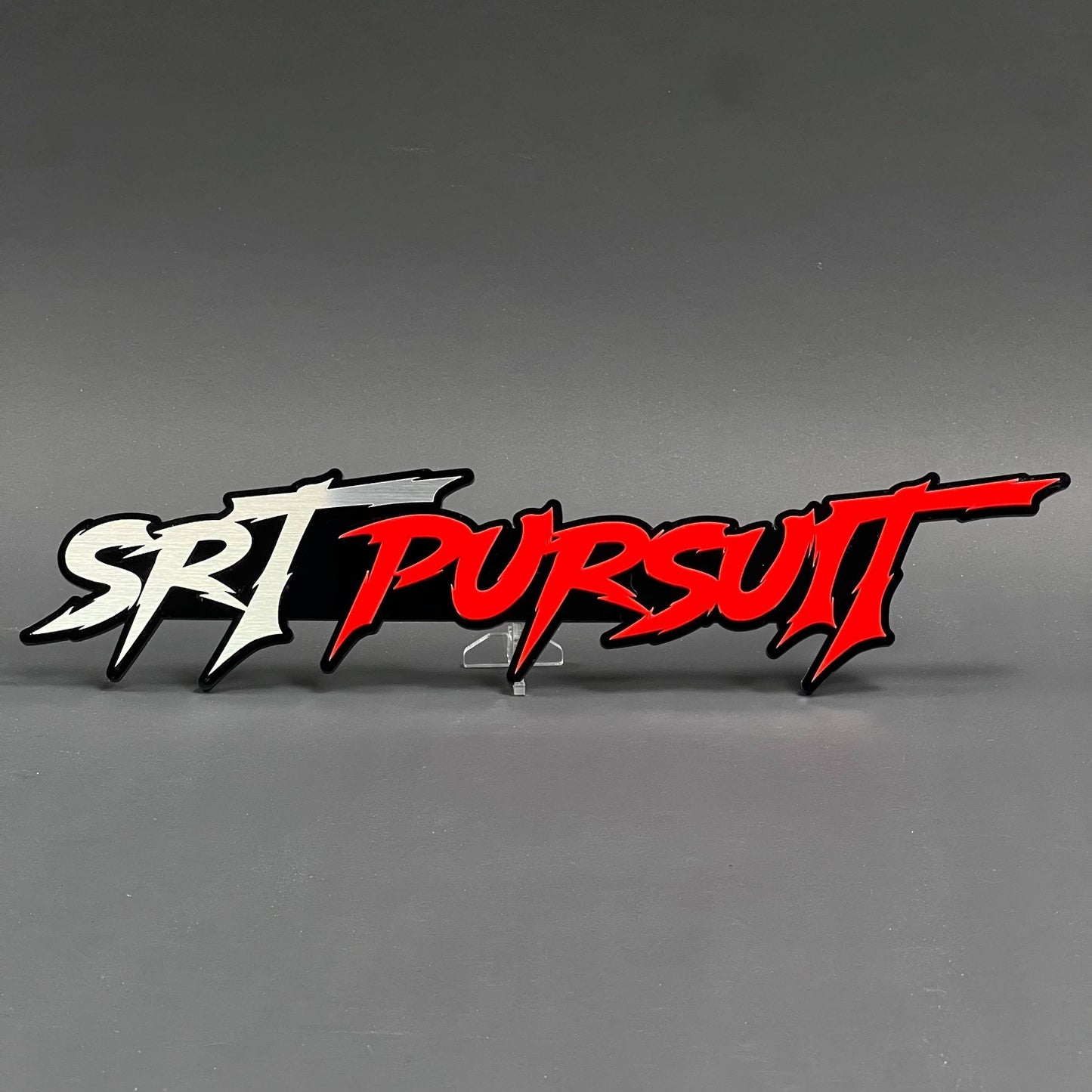 1PC SRT PURSUIT 3D Badge – Acrylic Fender Tailgate Trunk Car Truck Emblem Decal