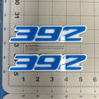 2PCS 392 Emblems – Multicolor 3D Acrylic Engine Fender & Trunk Badges