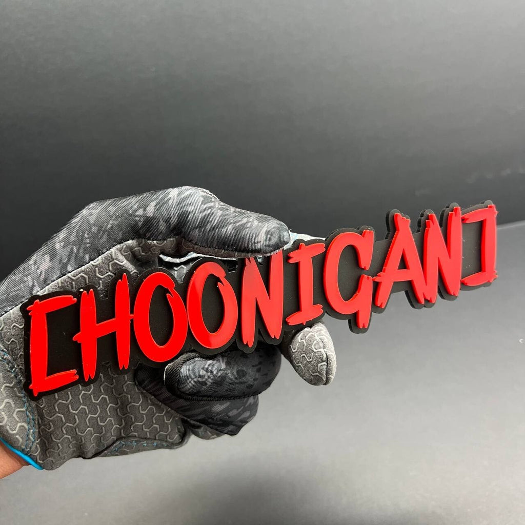 2pcs HOONIGAN Acrylic 3D Emblem Badge JDM Drift Style Sticker – MULTICOLOR