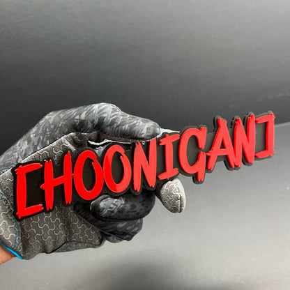 2pcs HOONIGAN Acrylic 3D Emblem Badge JDM Drift Style Sticker – MULTICOLOR