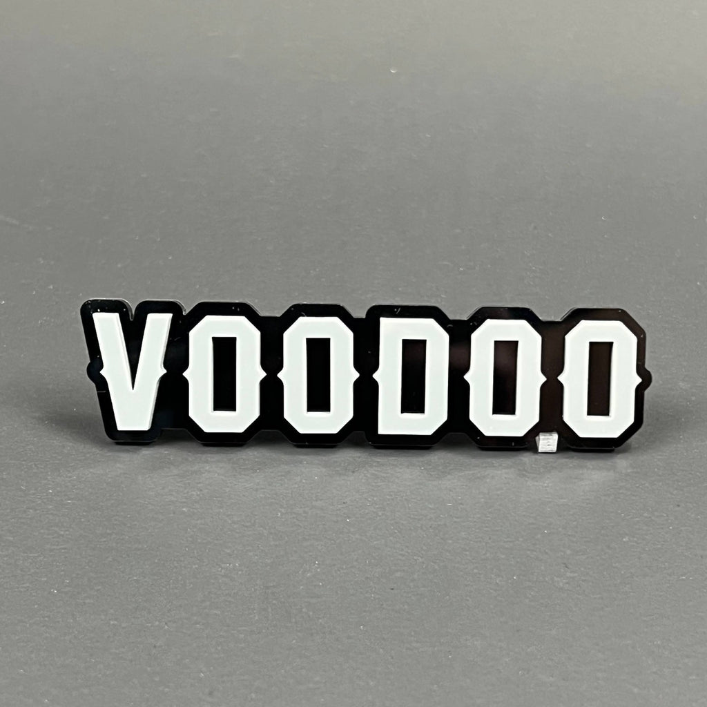 1PCS VOODOO 3D Acrylic Badge – Car Truck Fender Tailgate Sticker Decal