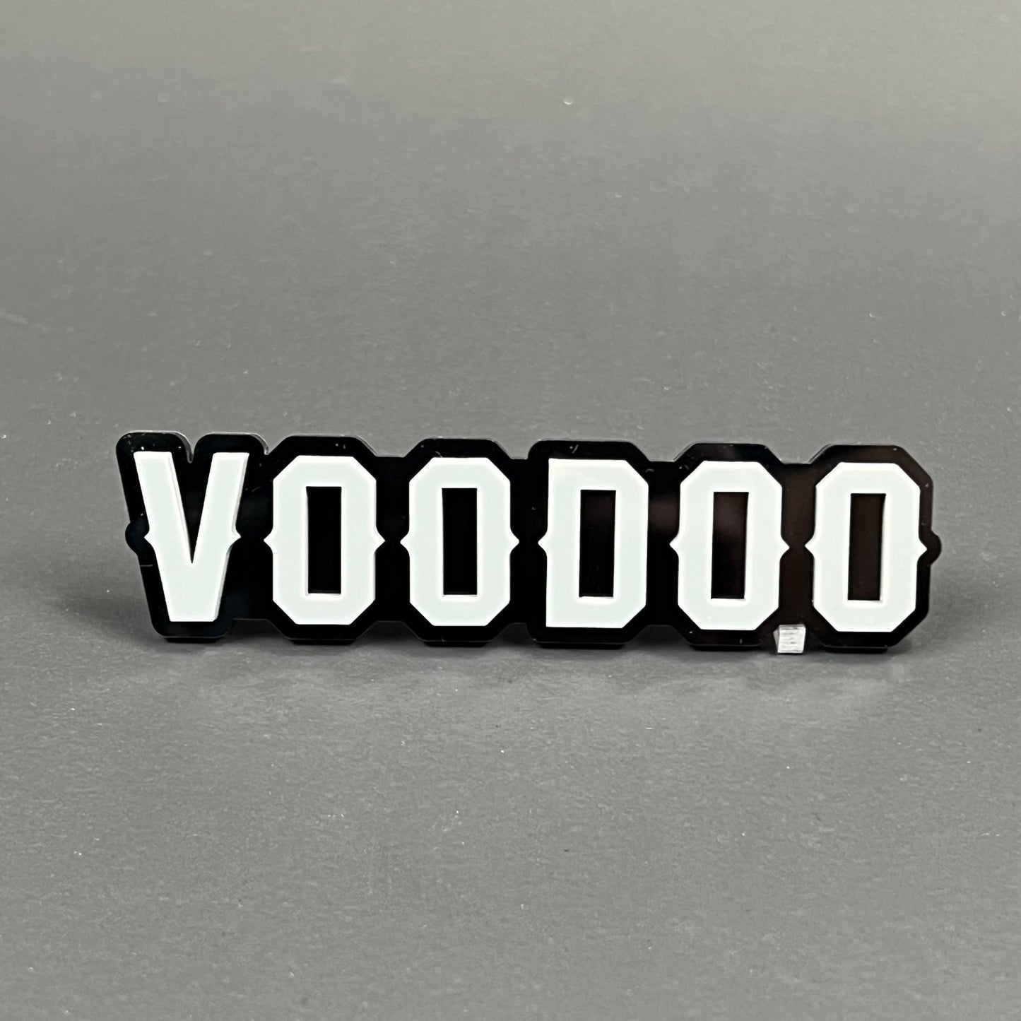1PCS VOODOO 3D Acrylic Badge – Car Truck Fender Tailgate Sticker Decal