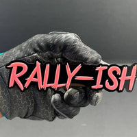 RALLY-ISH Logo Emblem – 3D Multicolor Acrylic Car Fender Tailgate Badge (1PC)