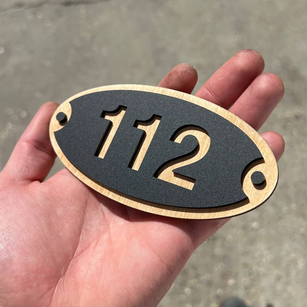Door Sign House Numbers Laser Cut Custom House Numbers Address Plaques 3d