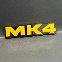 1PC MK4 Emblem – Fender Tailgate Badge Logo Decal For VW Golf Jetta Bora MK4