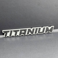 1pcs TITANIUM LETTERING MULTICOLOR Tailgate Emblem Badge