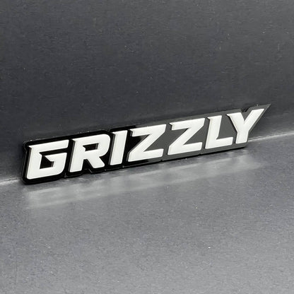 1PCS GRIZZLY Emblem – Custom 3D Multicolor Acrylic Car, Truck & SUV Badge