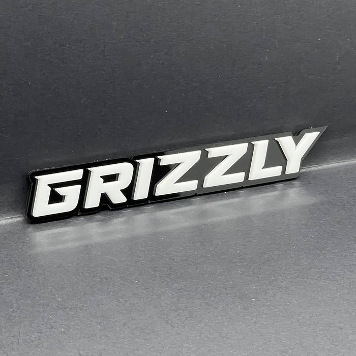 1PCS GRIZZLY Emblem – Custom 3D Multicolor Acrylic Car, Truck & SUV Badge