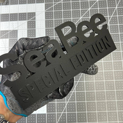 1PCS SEA BEE SPECIAL EDITION Badge – 3D Acrylic Car Truck Sticker Decal