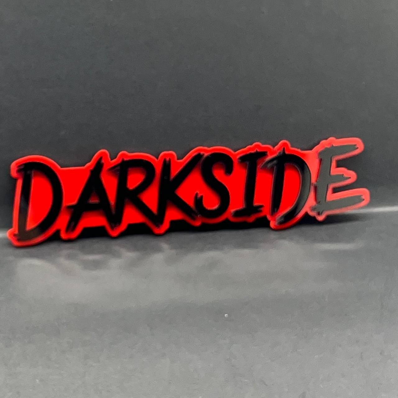 1PC DARKSIDE Emblem – 3D Multicolor Acrylic Car Fender & Tailgate Badge