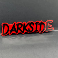 1PC DARKSIDE Emblem – 3D Multicolor Acrylic Car Fender & Tailgate Badge