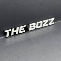 1PC THE BOZZ Badge – Custom 3D Multicolor Acrylic Car Fender & Tailgate Sticker