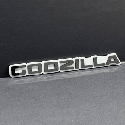 1PC GODZILLA 3D Lettering Emblem – Exterior Badge Decal for Trunk Fender or Door