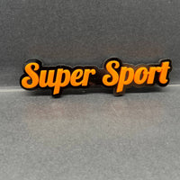 1PCS SUPER SPORT Emblem – Durable 3D Multicolor Acrylic Car & Truck Badge