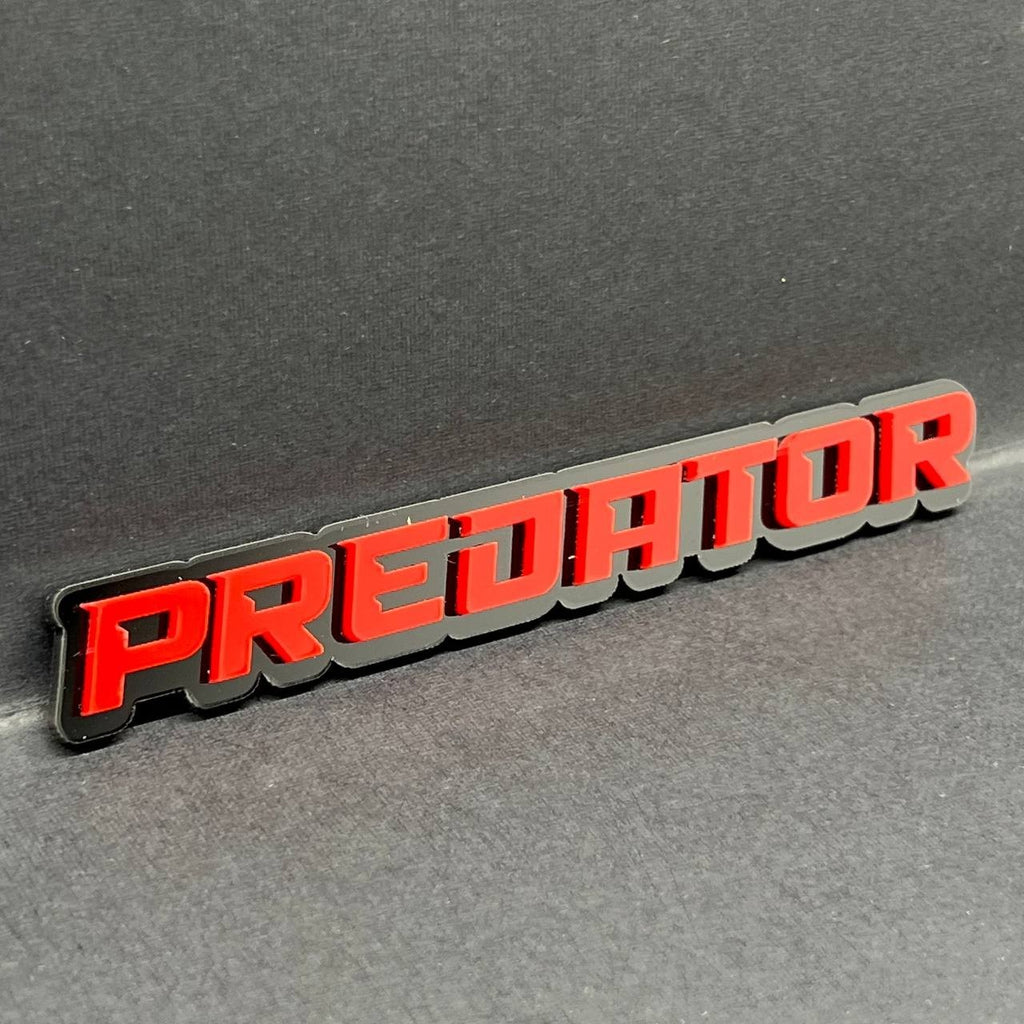1PC Predator Emblem – Custom 3D Acrylic Multicolor Badge for Ford F-150 & Trucks