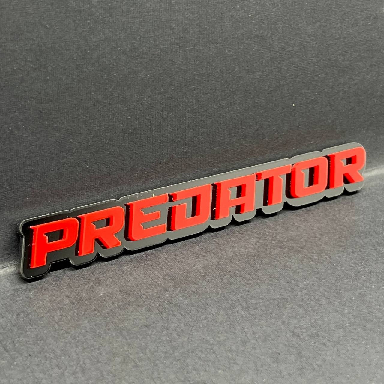 1PC Predator Emblem – Custom 3D Acrylic Multicolor Badge for Ford F-150 & Trucks