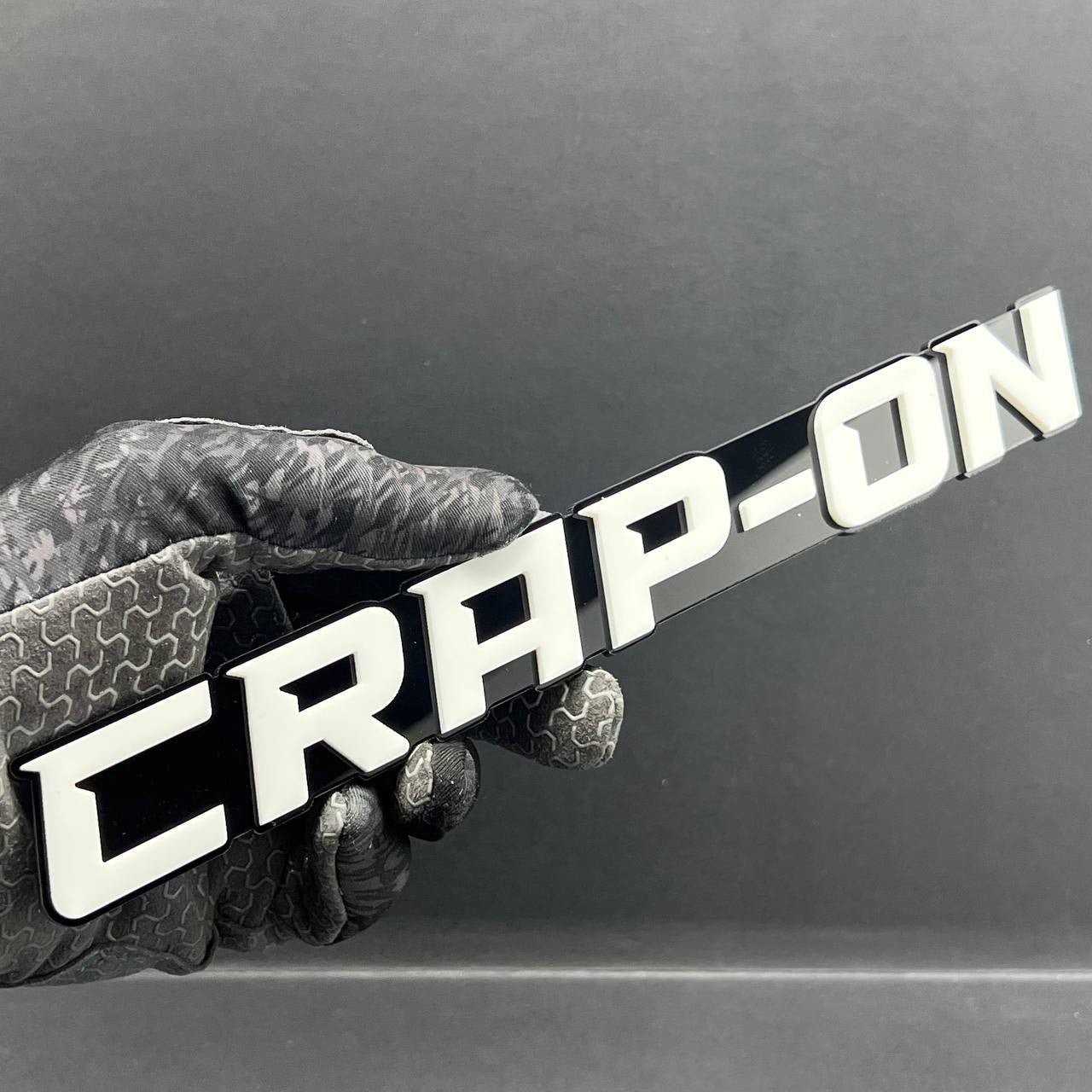 CRAP ON 3D Emblem – Custom Acrylic Exterior Badge Sticker for Car SUV Truck