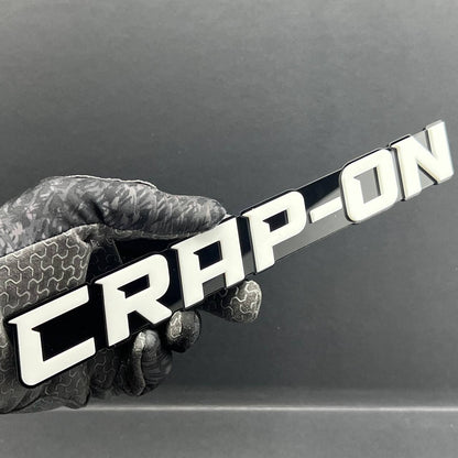 CRAP ON 3D Emblem – Custom Acrylic Exterior Badge Sticker for Car SUV Truck