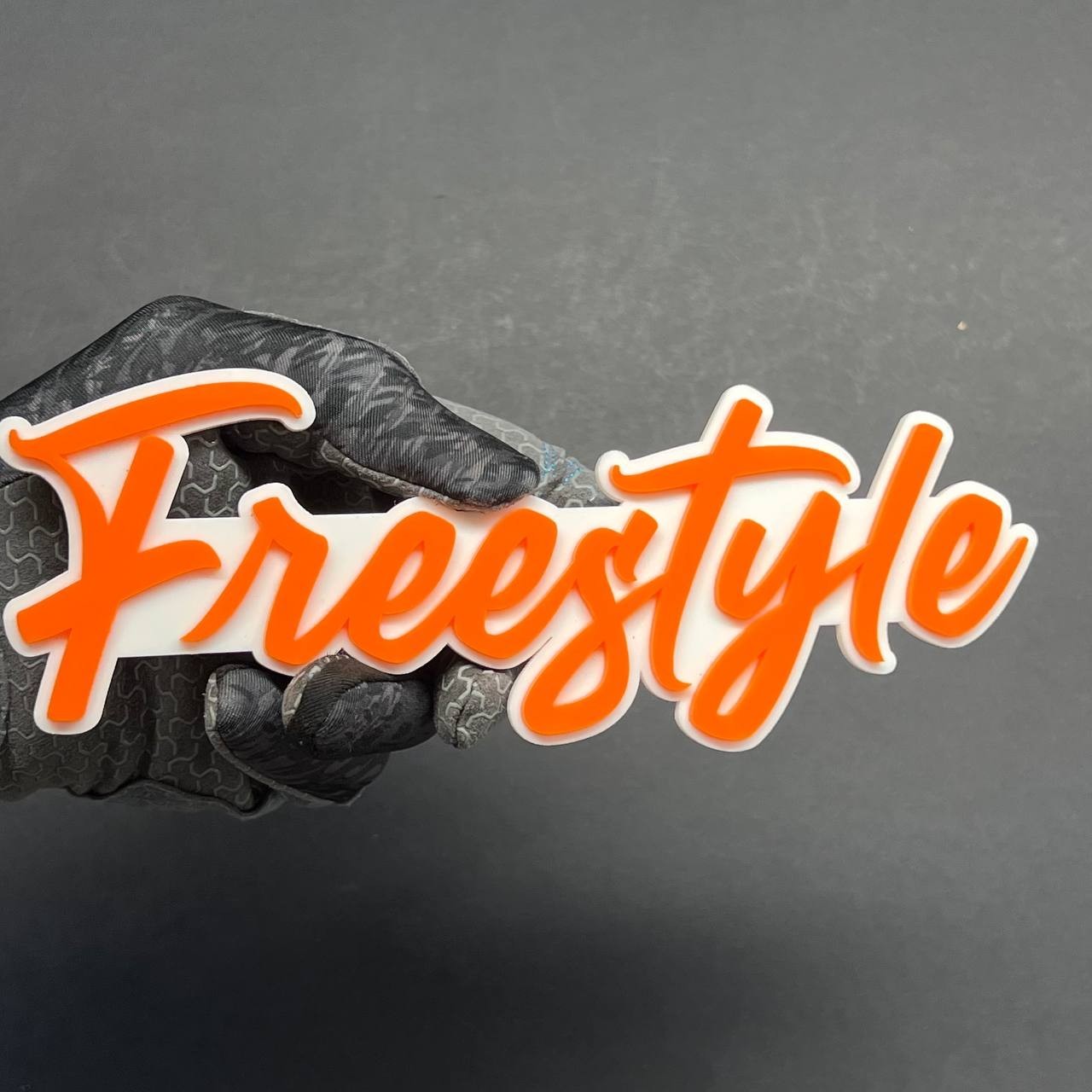 1PC FREESTYLE Logo Emblem – Multicolor 3D Acrylic Car & SUV Decal