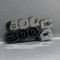 2PC Chrysler 300C Emblem Badges – 3D Exterior Fender Decals for Cars