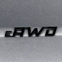 1pc e_AWD Rear Bumper Badge Emblem Logo