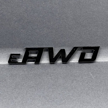 1pc e_AWD Rear Bumper Badge Emblem Logo