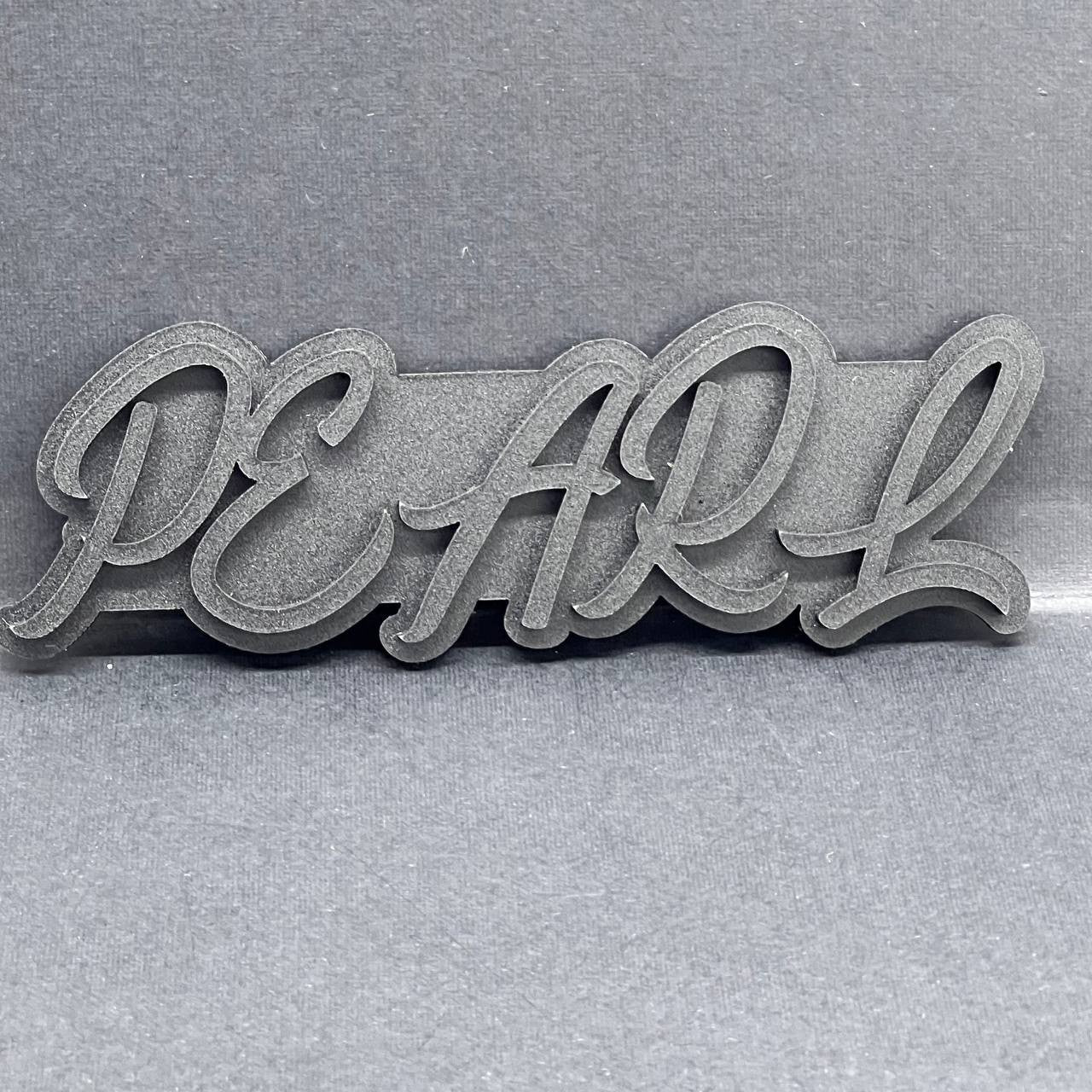 1x Pearl Emblem Custom Acrylic Multicolor Fender or Trunk Badge Decal for Cars