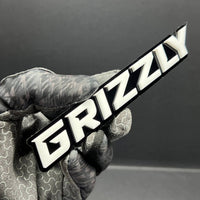 1PCS GRIZZLY Emblem – Custom 3D Multicolor Acrylic Car, Truck & SUV Badge