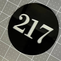 Door Numbers & Signs – Personalized Custom House Number Plaques