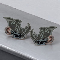 Rhino Badges Emblem Car/Truck,(2) BADGES, Fender Angry Agressive Raging