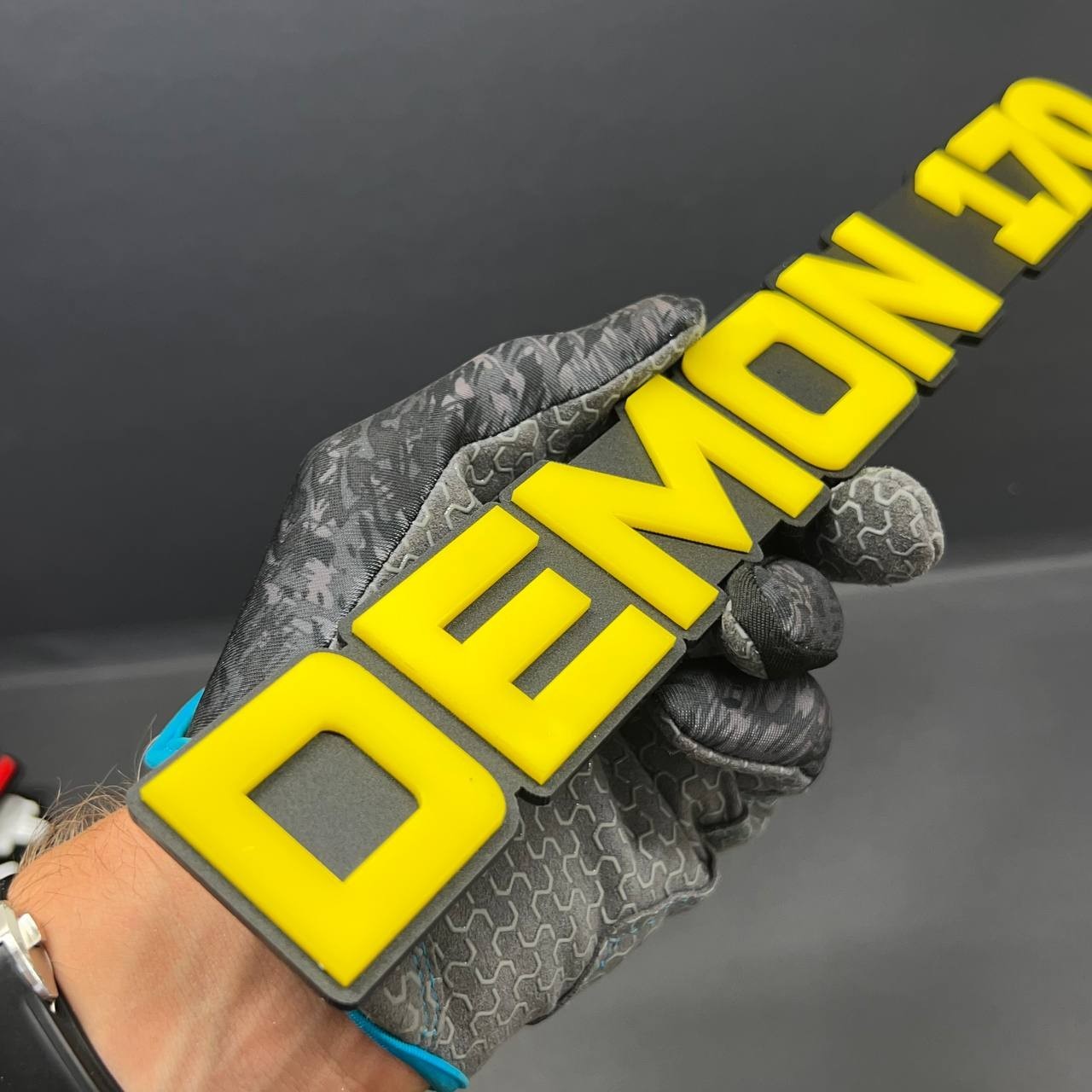 1pcs DEMON 170 Emblem Car Badges 3D Sticker DEMON 170 Decal Multicolor