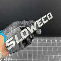 1PC SLOWECO Emblem – 3D Acrylic Tailgate Badge Decal for Car, Truck, SUV