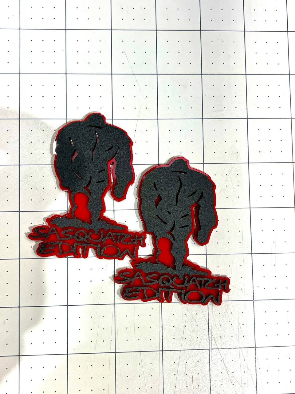 SASQUATCH EDITION EMBLEM BADGE QTY 1 3D ACRYLIC STICKER DECAL TRUCK SUV OFF ROAD
