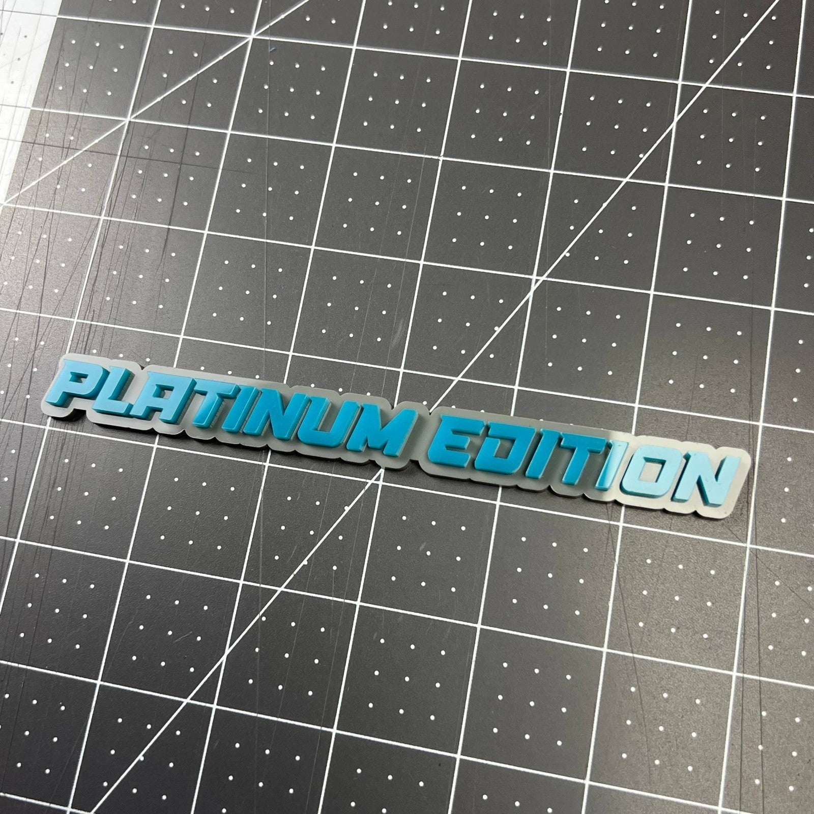 1PC PLATINUM EDITION 3D Emblem – Ford Truck SUV Fender Badge Decal