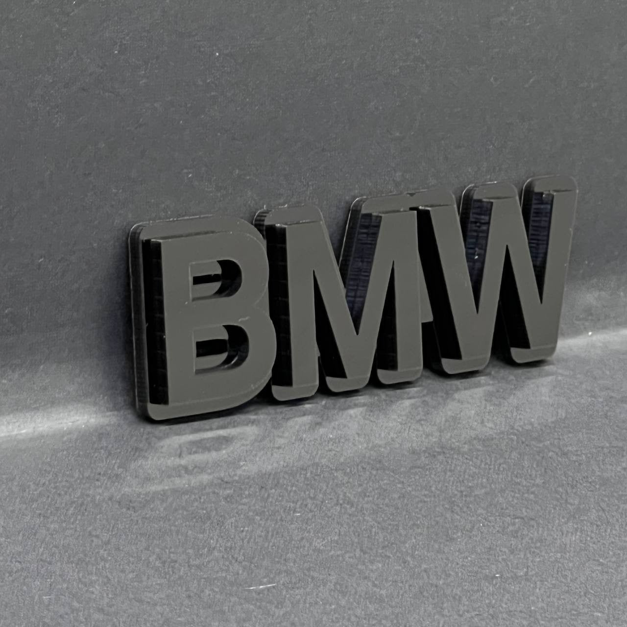 1PC BMW 3D Lettering Emblem – Exterior Badge Decal for Trunk, Fender, or Door