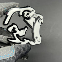 2PCS Gorilla Emblem Badges – Aggressive 3D Acrylic Car & SUV Fender Decals