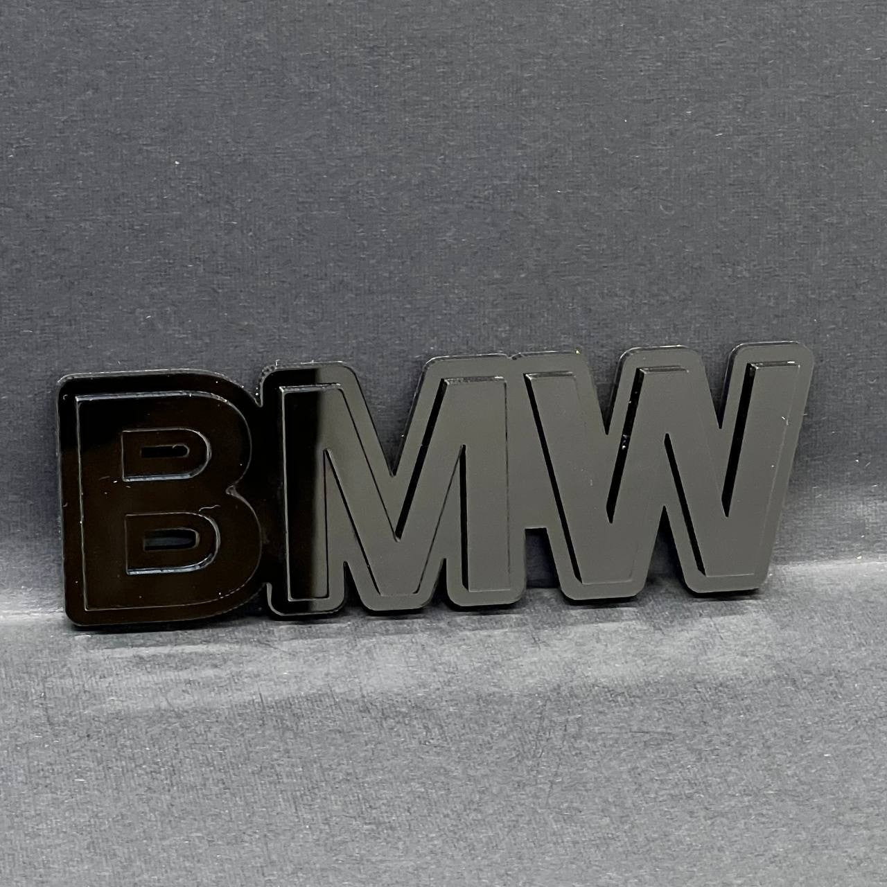 1PC BMW 3D Lettering Emblem – Exterior Badge Decal for Trunk, Fender, or Door