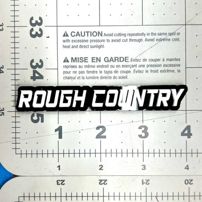 ROUGH COUNTRY 3D Emblem – Multicolor Acrylic Badge for Car, Truck & SUV  1pcs