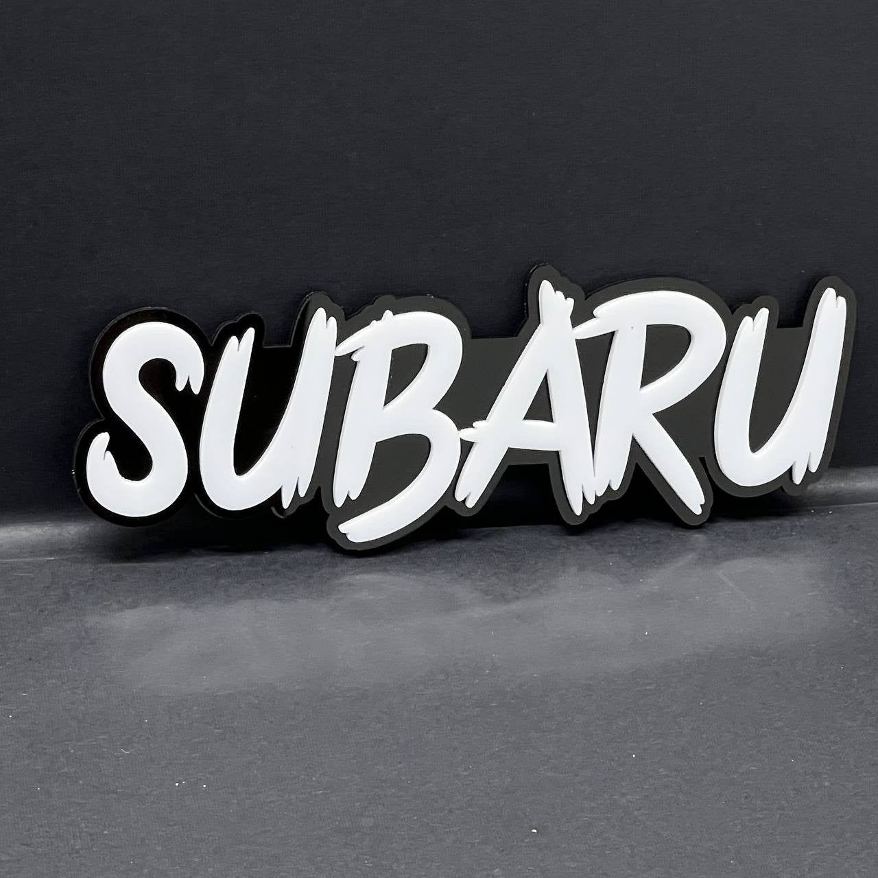 2pcs SUBARU EMBLEMS FENDER EXTERIOR SUBARU BADGE 3D EMBLEMS SUBARU