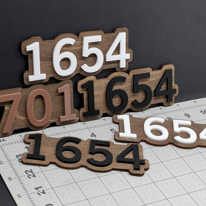 Custom Door Sign Numbers – 3D House Address Plaque Acrylic Home Number Sign