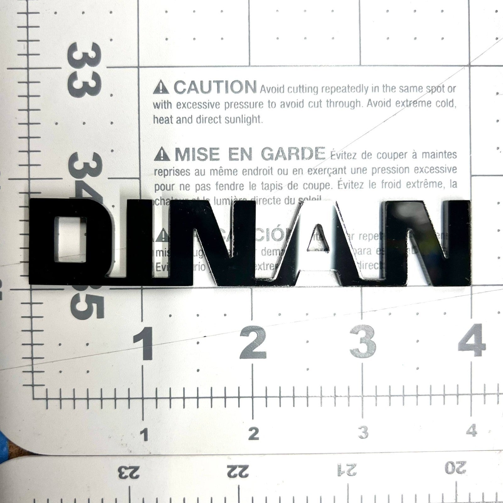 1pc DINAN Multicolor 3D Car Emblem – Easy Install Acrylic Trunk & Fender Sticker
