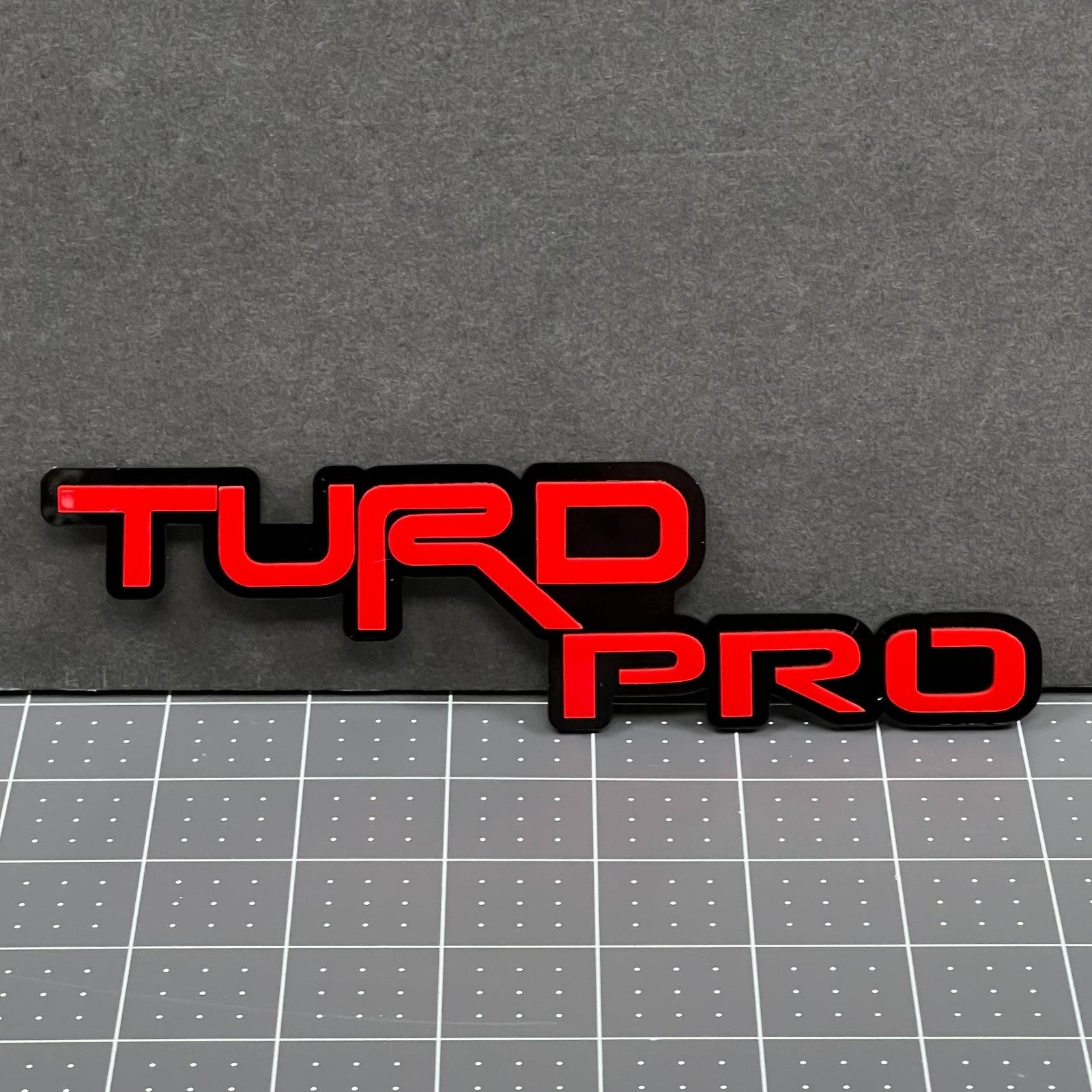 1PC TRD PRO Emblem – Durable 3D Acrylic Multicolor Fender & Tailgate Badge