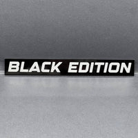 1PC Black Edition Emblem – Custom 3D Acrylic Multicolor Car & Fender Badge