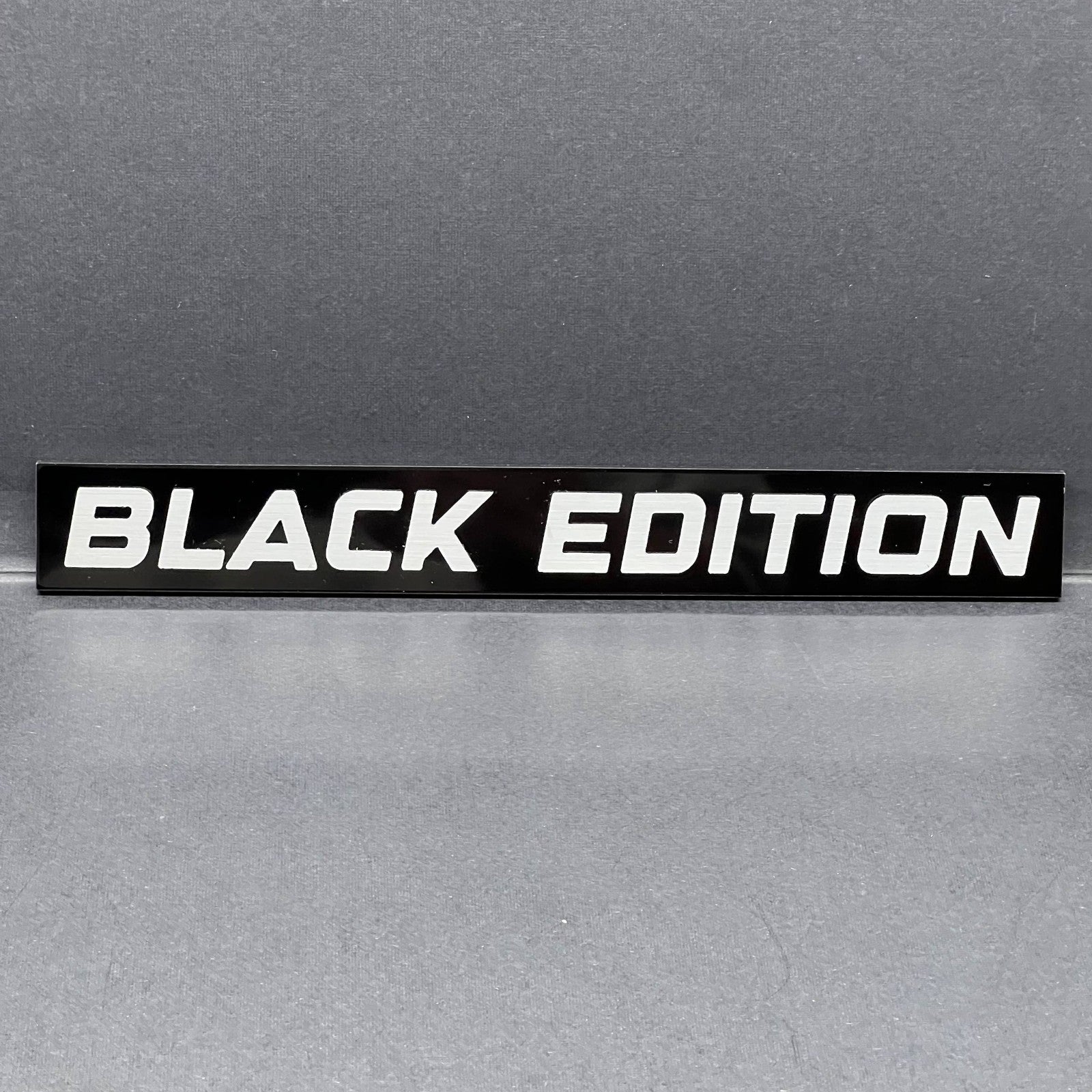1PC Black Edition Emblem – Custom 3D Acrylic Multicolor Car & Fender Badge
